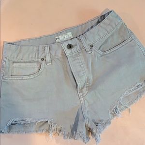 Free People Jean shorts